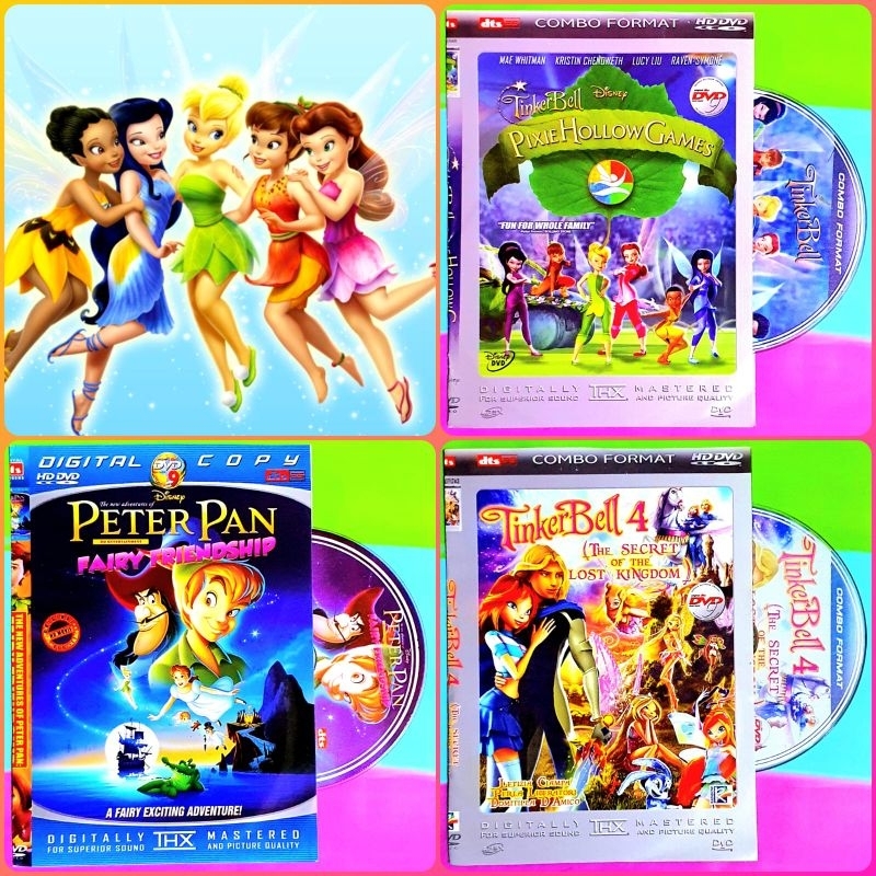 Kaset DVD Tinker Bell: Pirate Fairy-dvd anak anak CARTOON PIRATE FAIRY princess