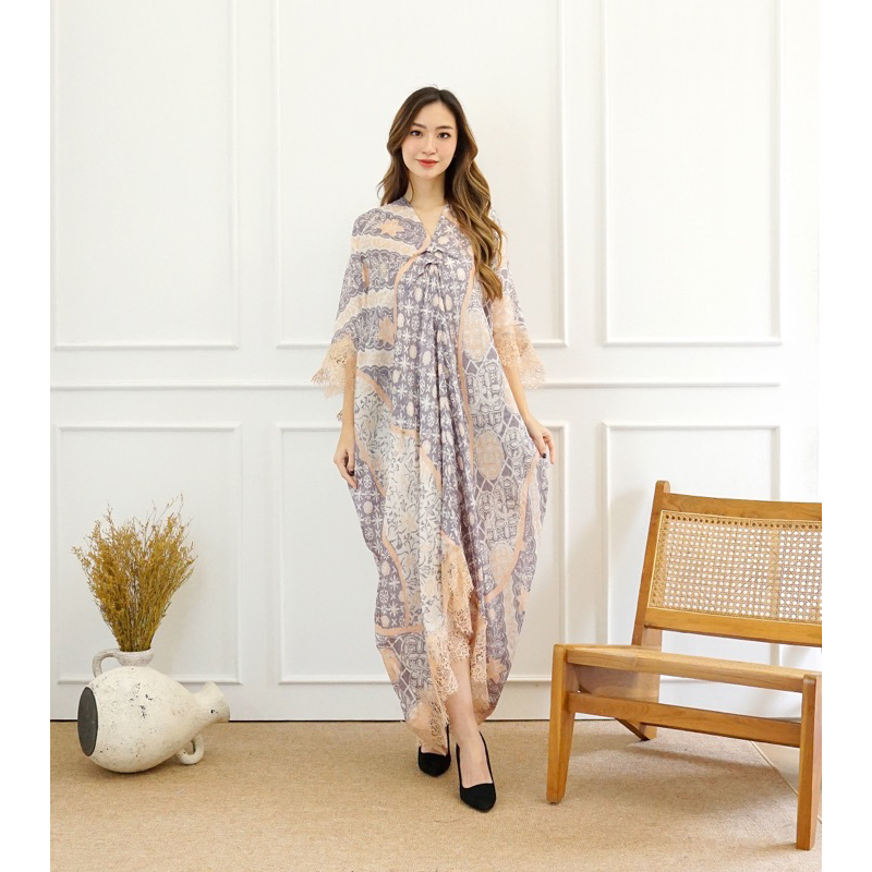 kaftan batik viscose premium