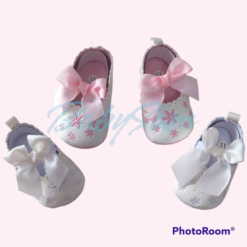 Sepatu Anak Perempuan Greenco || Sepatu Bayi || Prewalker Shoes 0-18 bulan Import