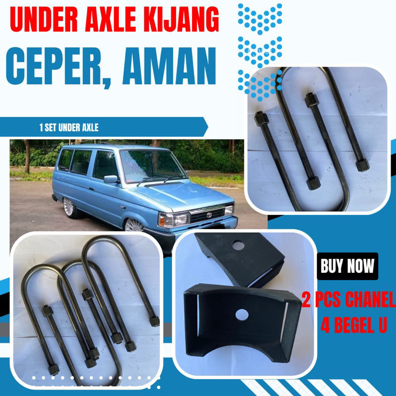 under axle kijang set ceper, kijang grand,extra dan kapsul