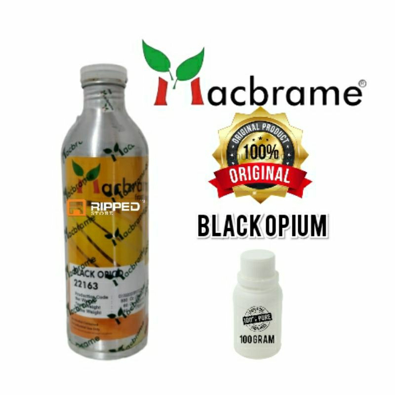 (100 ML ) BIBIT PARFUM MURNI BLACK OPIUM BY MACBRAME ORIGINAL