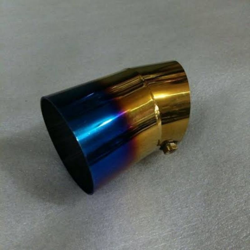 Corong Knalpot stainless rainbow