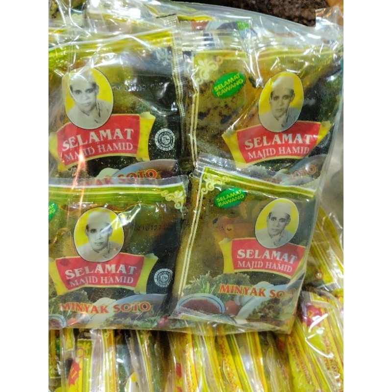 

BUMBU MINYAK SOTO PADANG (SELAMAT) 1PAK ISI 20PCS