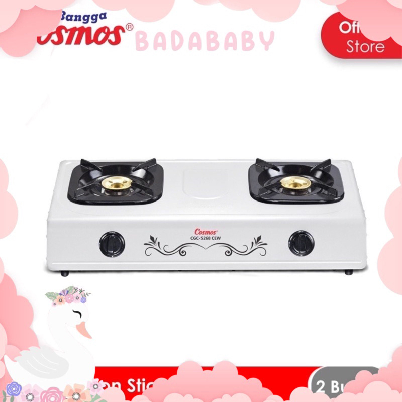 . COSMOS KOMPOR 2 TUNGKU CGC 5268 CEW KOMPOR GAS COSMOS TERMURAH