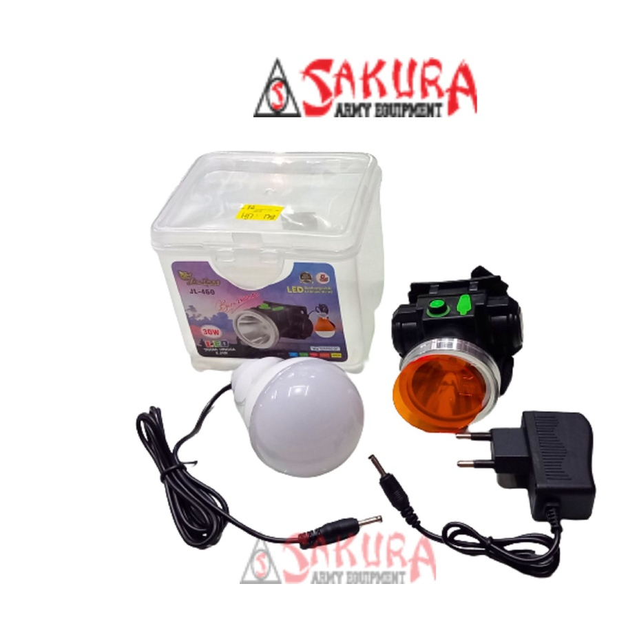 Senter Kepala Jin Long JL- 460 30 W HeadLamp LED Super Terang
