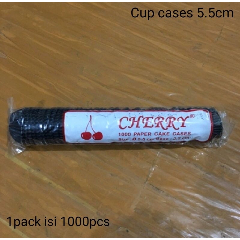 Cup cases 5.5cm kertas tatakan kue nastar coklat cup nastar hitam cup motif