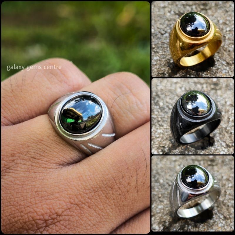 Cincin Batu Black Diamond Zirconia