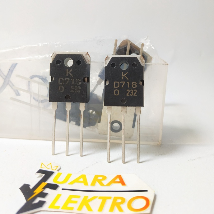 Transistor D718 ORI | Transistor (TR) D 718 Asli