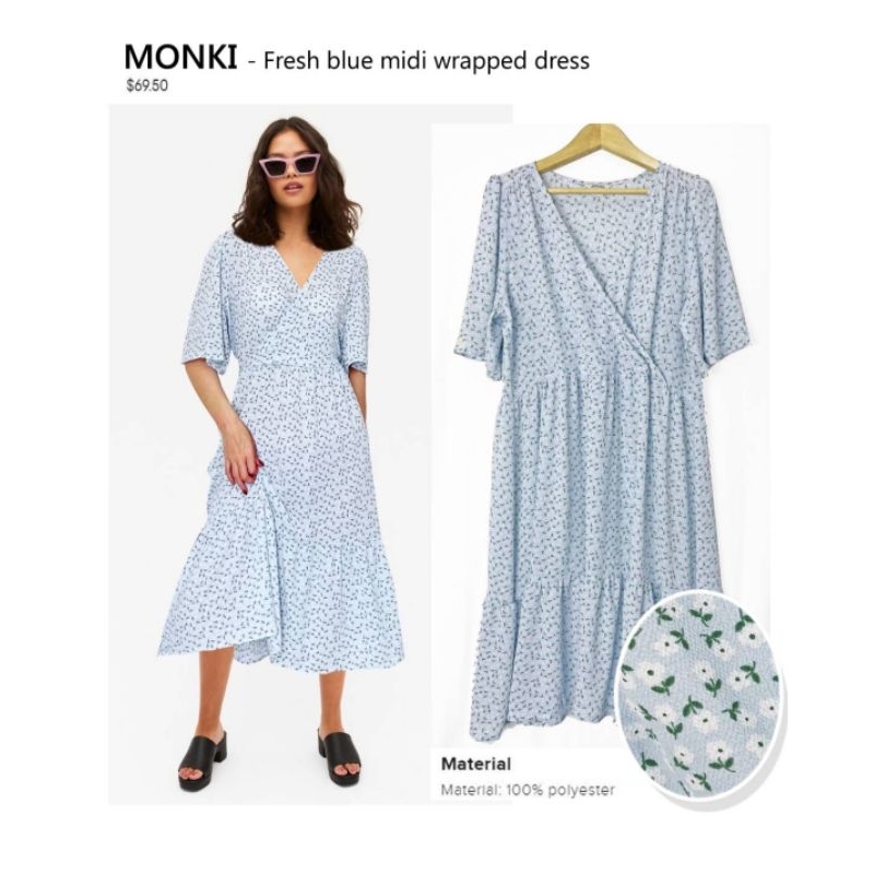 Mnki maxy dress printed