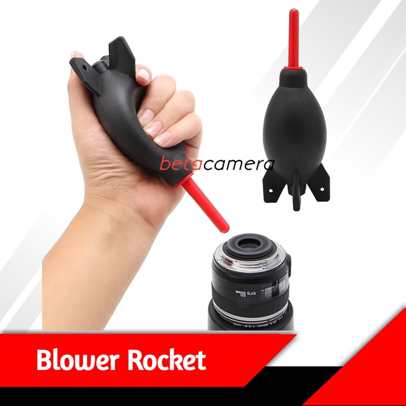 Blower Rocket Kamera dan Lensa Pembersih Debu Kamera Roket SLR DSLR Camera Fuji Fujifilm Sony Canon 