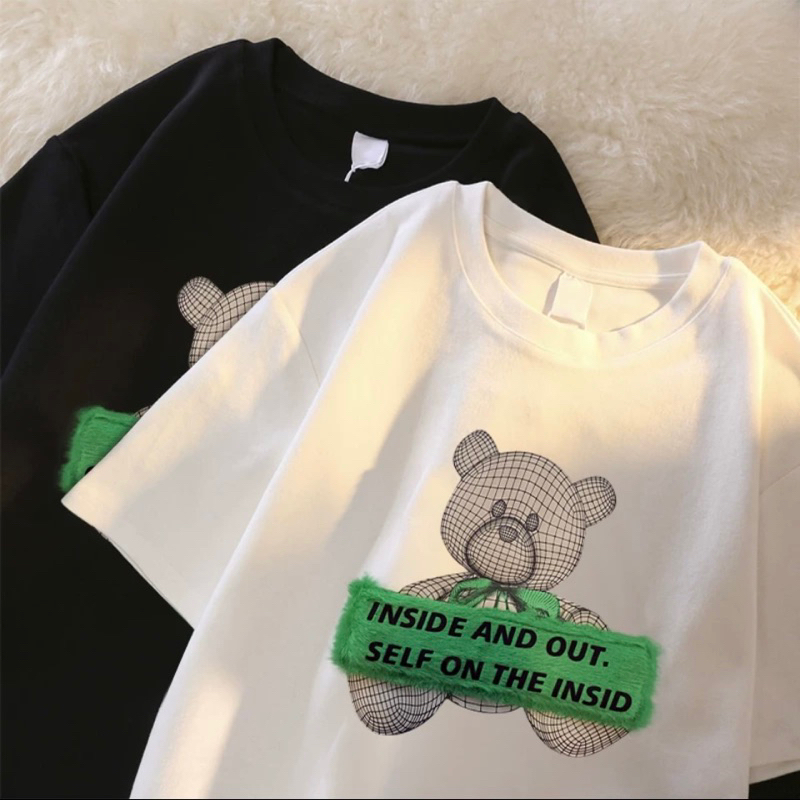 Kaos Baju Atasan Wanita Bahan Lembut Impor Murah 034