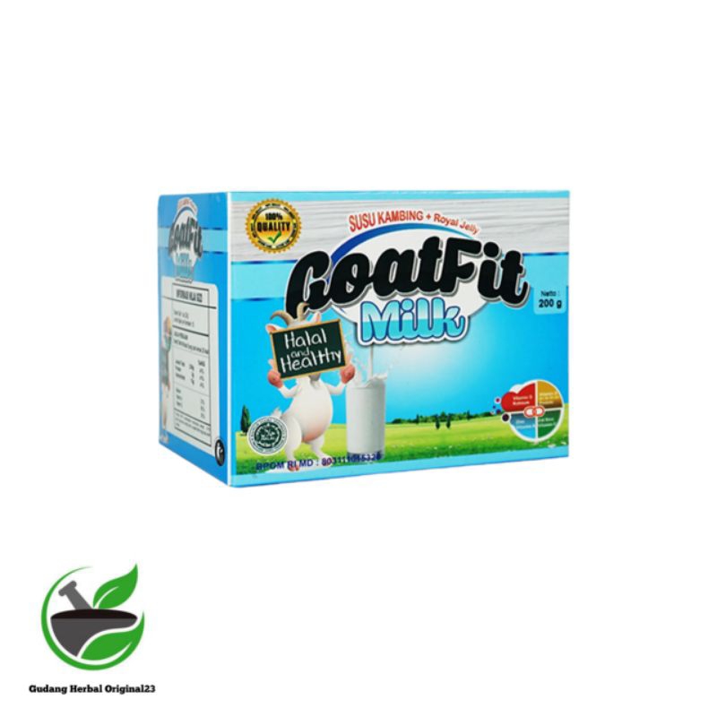 

Susu Kambing Etawa Bubuk GOAATFIT Milk Plus Royal Jelly ORIGINAL [Isi 10 Sachet]