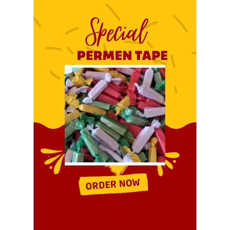 

Permen Tape Kemasan 1000 Gram.