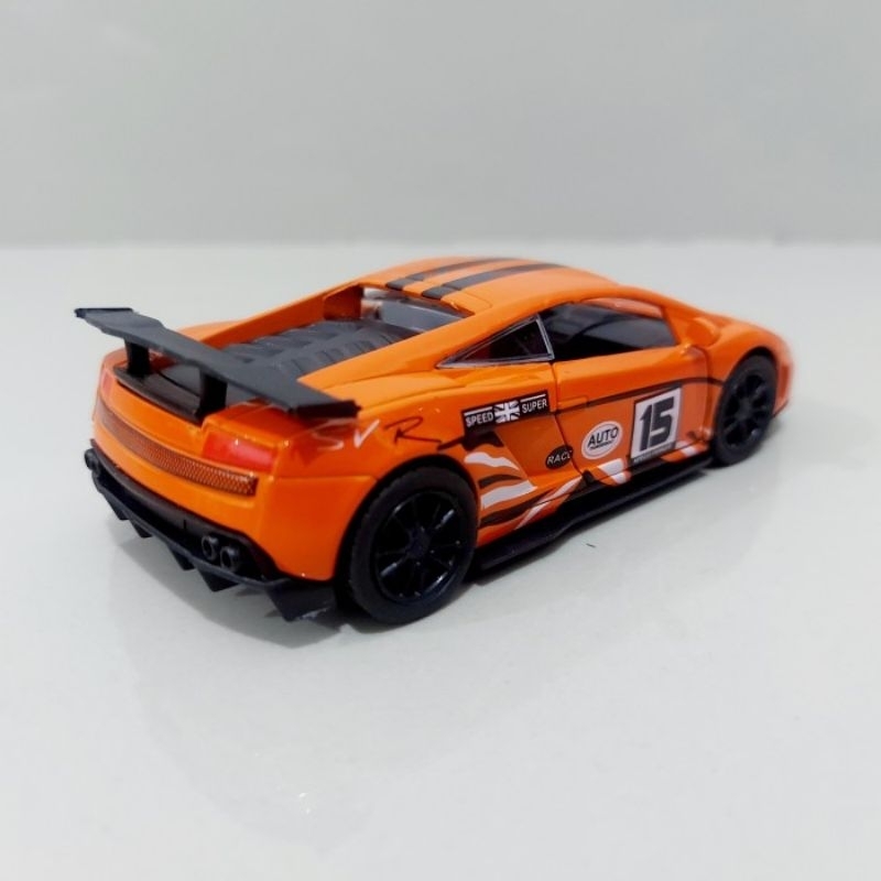 Diecast Lambo Gallardo Alloy - Miniatur Mobil Mobilan Sedan Koleksi Anak Dewasa