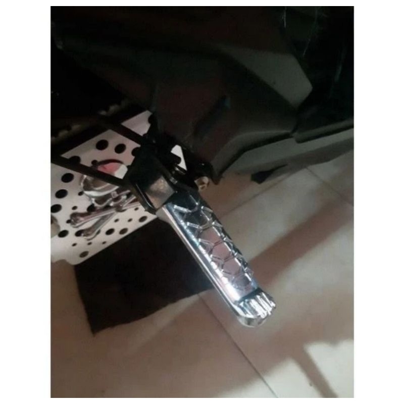 Footstep Belakang Chrome Aprilia Honda Yamaha Universal