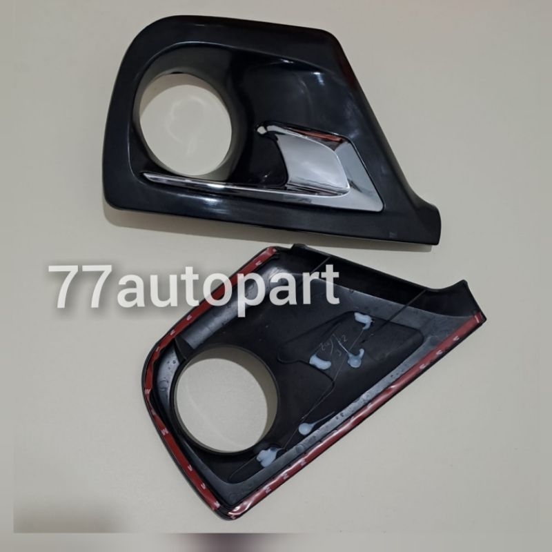 eksterior ring cover foglamp avanza 2012 2013 2014 hitam