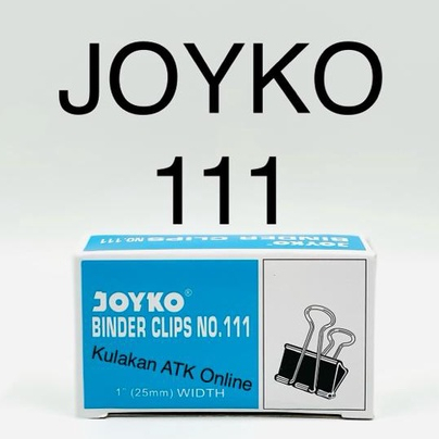 

Binder Clip / Klip Kertas / Penjepit Kertas Joyko 111 1 Pak isi 12 Pcs