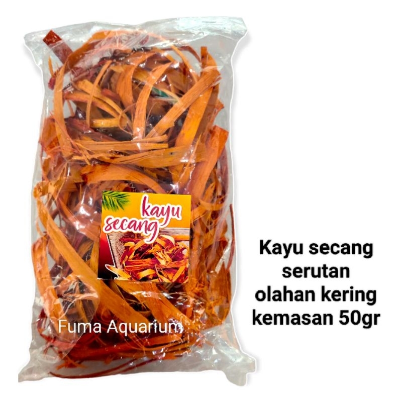 Kayu Secang serutan olahan kering kemasan -/+ 50gr original