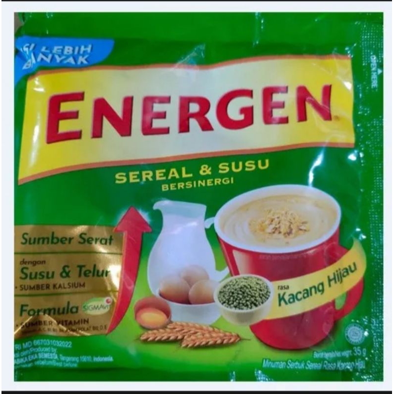 

Energen sereal kacang hijau