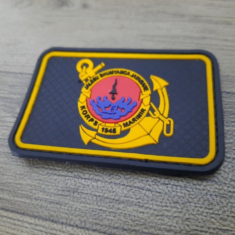 Emblem Patch Logo KORPS MARINIR 1945 Bet Prepet Velcro