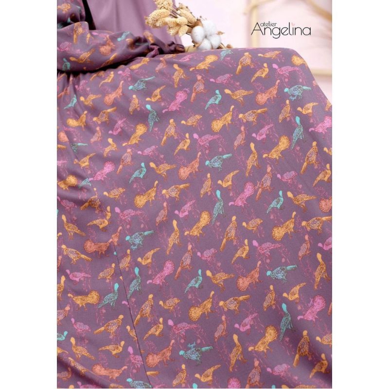 Atelier Angelina - Sarah Peacock Deep Burgundy size M