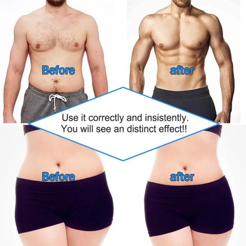 Alat Stimulator Terapi Pelangsing Perut Buncit EMS Otot Six Pack Muscle Stimulator Fat Burner