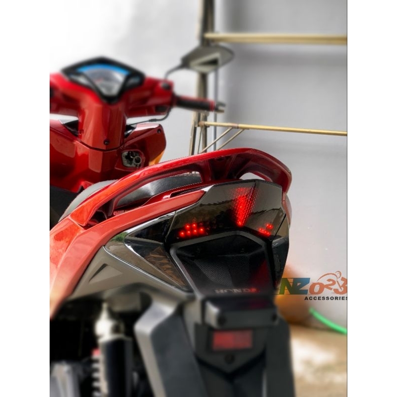 Mika Smoke Bening Vario 125 Old Bohlam variasi kaca lampu rem belakang