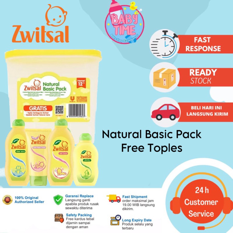 Zwitsal Natural Basic Pack Gifset - Baby Travel Pack