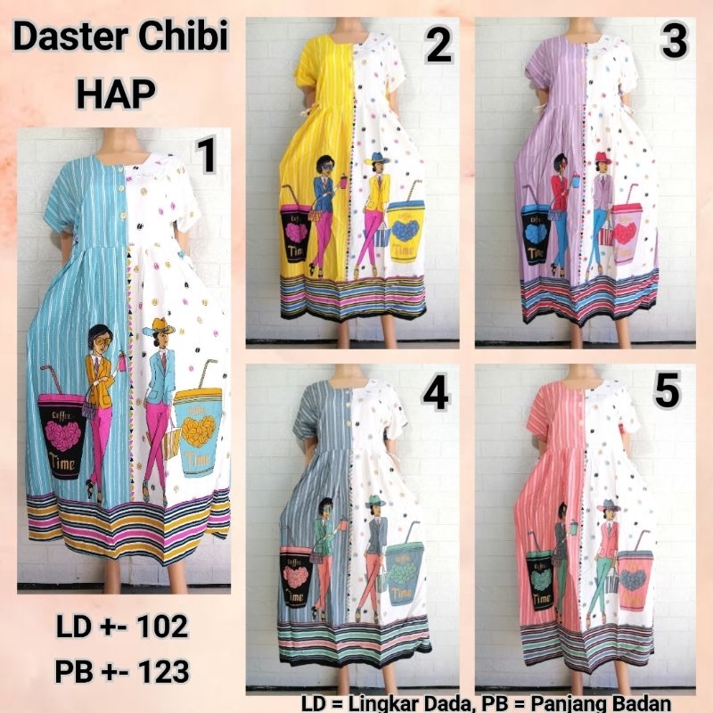 DASTER CHIBI LENGAN HAP LD 100-102CM PB 123CM ADEM BUSUI FRIENDLY KPMM + DKCN