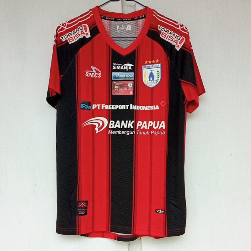 Jersey Specs Persipura Jayapura Home 2022/2023 Paprika Original Player Issue