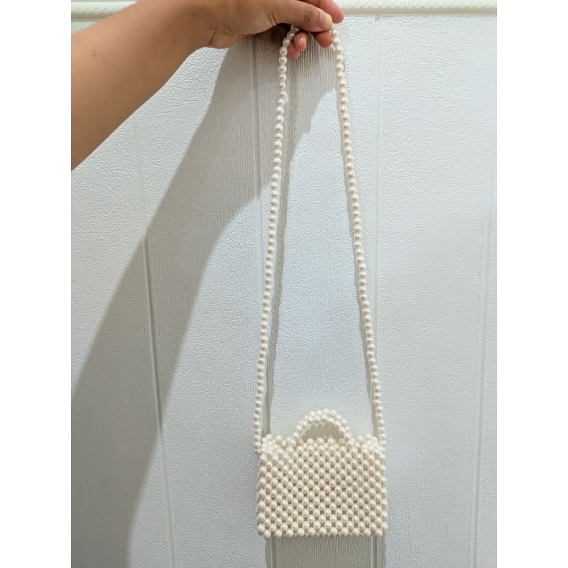Mini Hand Beaded Bag / Tas Manik Kecil / Tidak Muat HP / Tas Anak / Tas Mutiara Mini