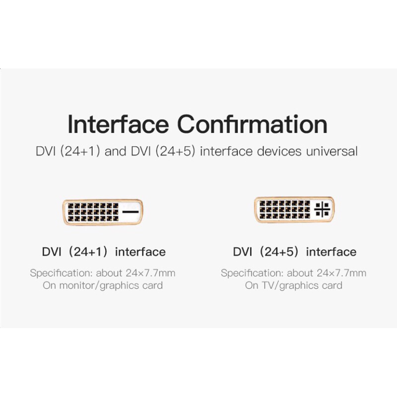 kabel hdmi to dvi dual link 24+1 bidirectional dvi to hdmi vention ABF