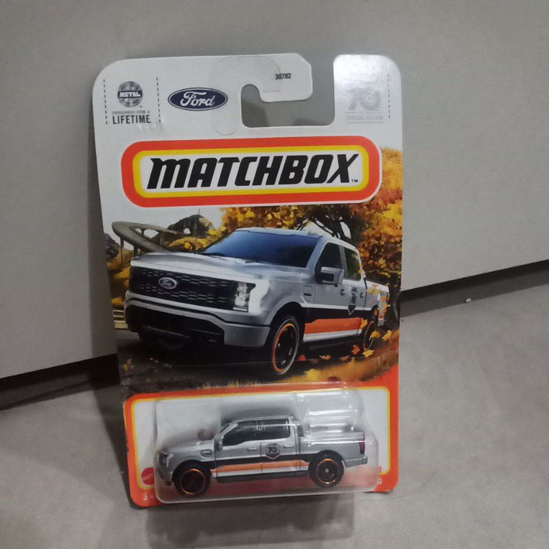 2022 ford f-150 lightning matchbox 70 years