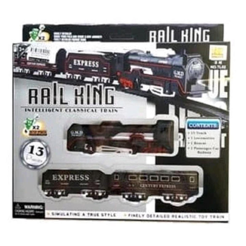 MAINAN TRAIN SET RAIL KING 13 PCS