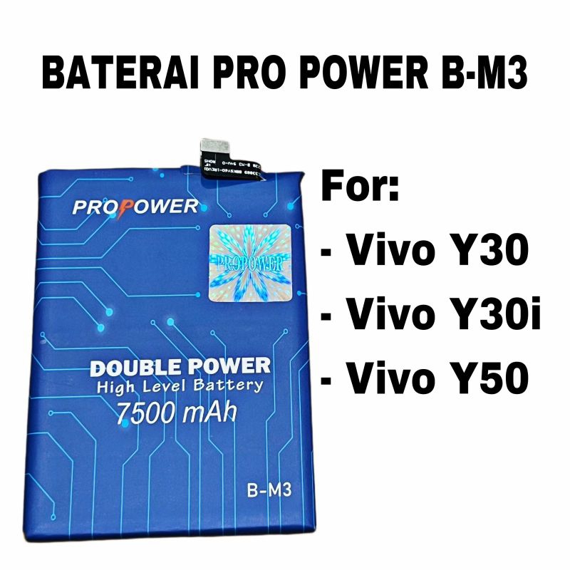 BATERAI PROPOWER B-M3 FOR VIVO Y30 / VIVO Y50 GARANSI 1 BULAN