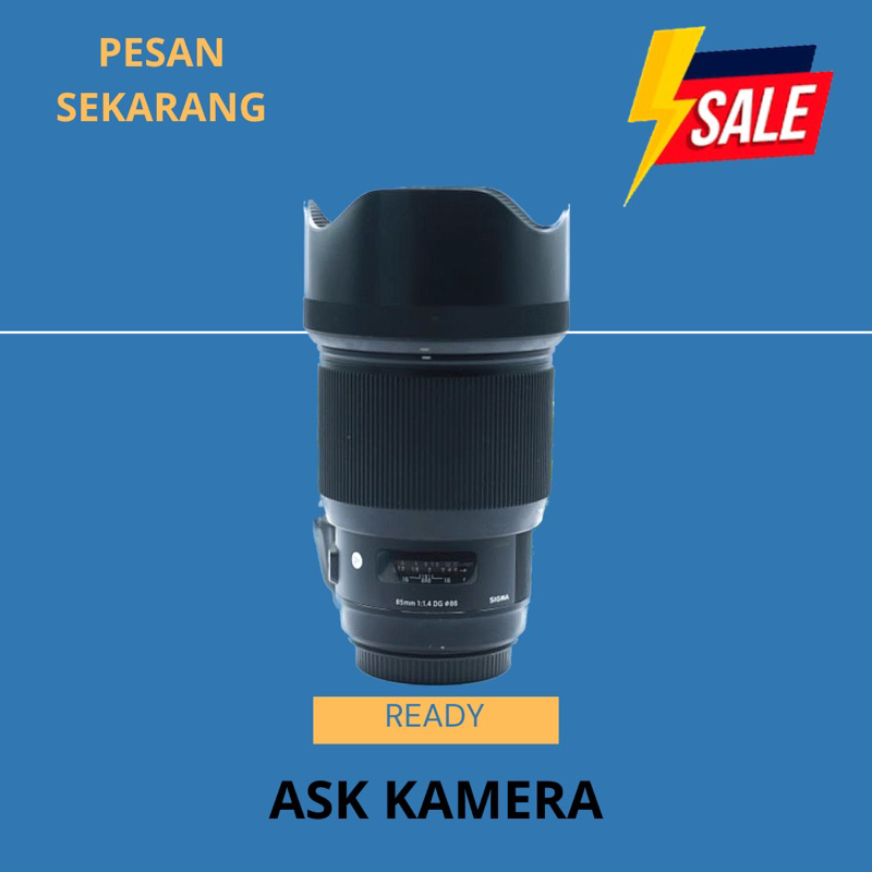 LENSA SIGMA 85MM ART F1.4 DG FOR CANON MULUS TINGGAL PAKAI