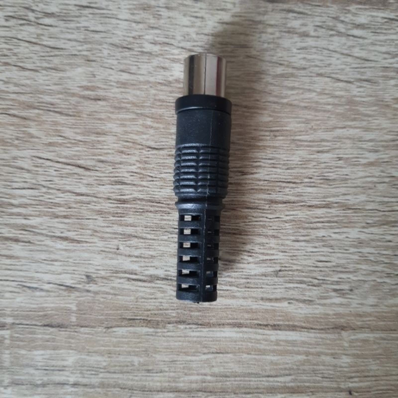 Jack TV PVC Male Plastik/ Jek Antena TV Buntut Plastik/ Jack TV Digital/ Konektor Antena TV Male 100