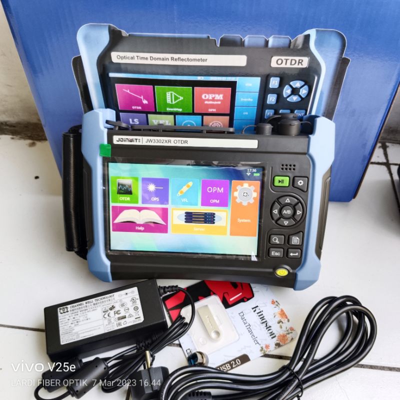 Otdr joinwit JW3302XR 2lamda bisa tembus spliter