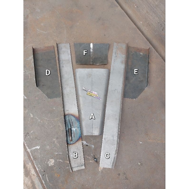 TULANG VESPA - TULANG TENGAH VESPA - DEK VESPA