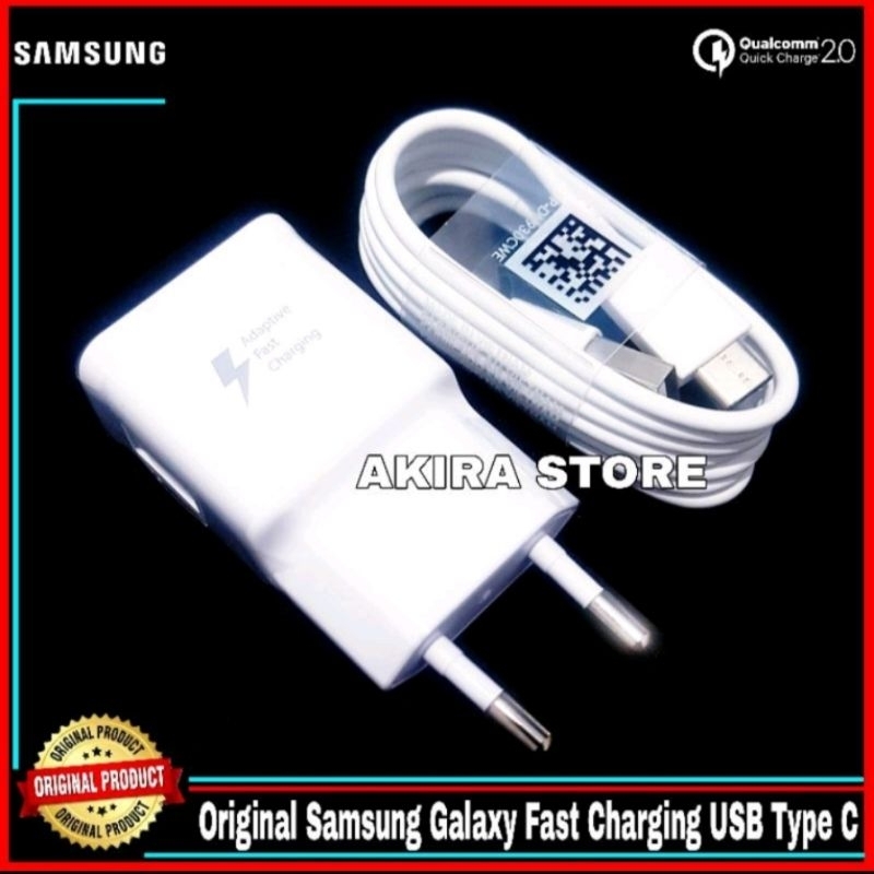 Charger Samsung A8 A8 Plus 2018 Original Fast Charging USB Type C