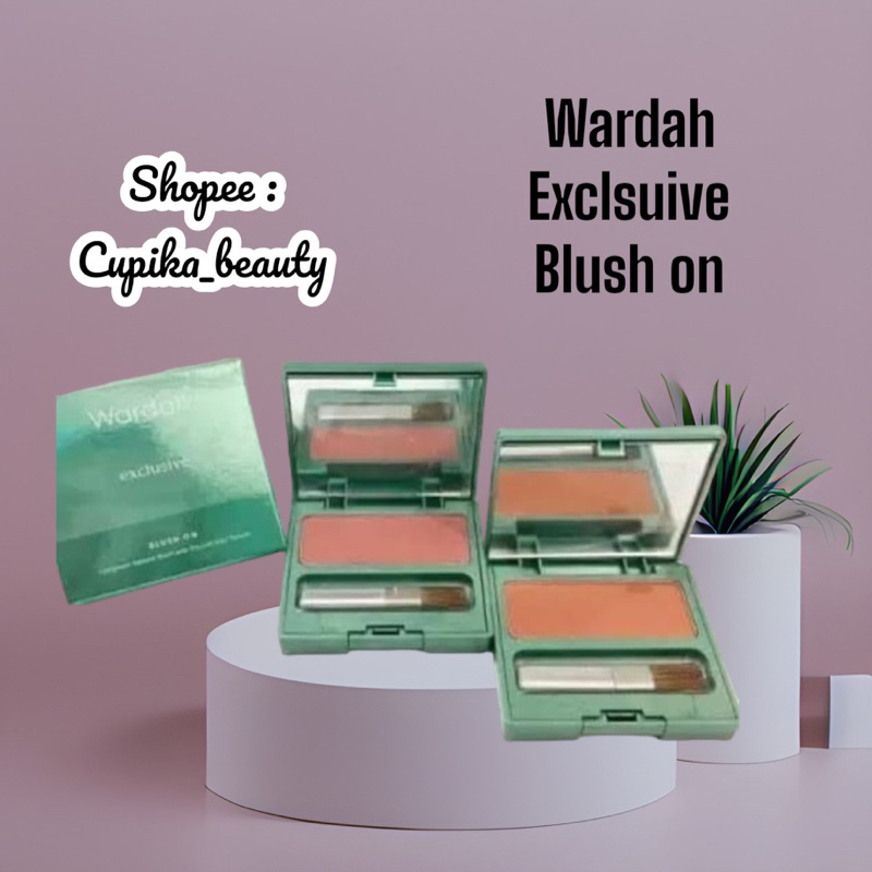 [au] wardah exclusive blush on || blush on rekomendasi by wardah