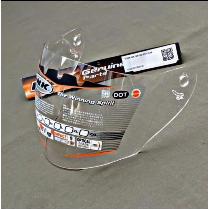 KACA HELM CENTRO ORIGINAL INK KACA KYT DJ MARU BENING SMOKE SILVER PLUS RACHET KACA
