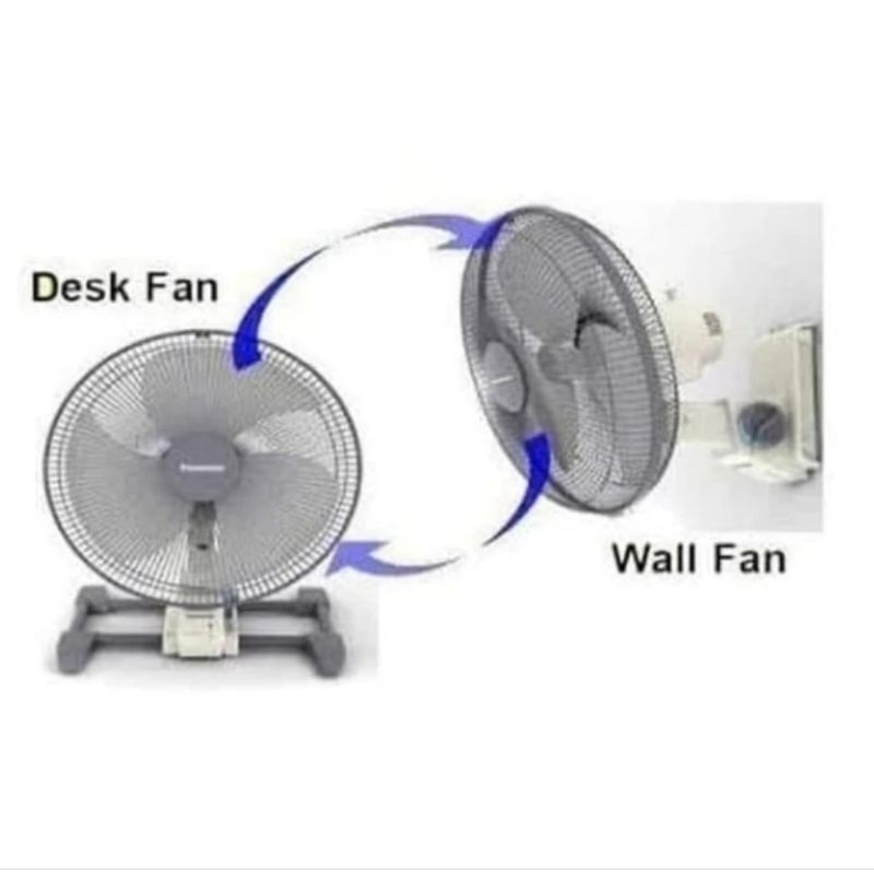 Panasonic Desk Fan &amp; Wall Fan 16 inch 2in1 FET 4014