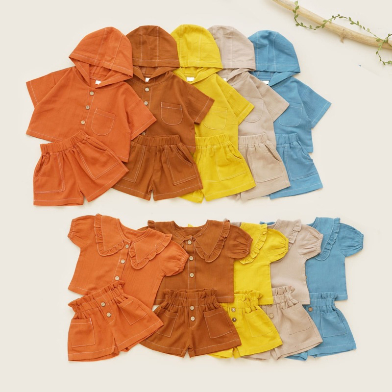 KEENAN SET / HOODIE SET ANAK / HOODIE ANAK COUPLE / SIBLING COUPLE