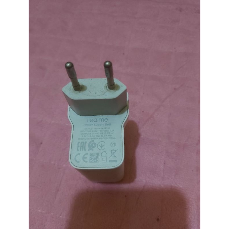 Charger ori realme 8 copotan 6ampere