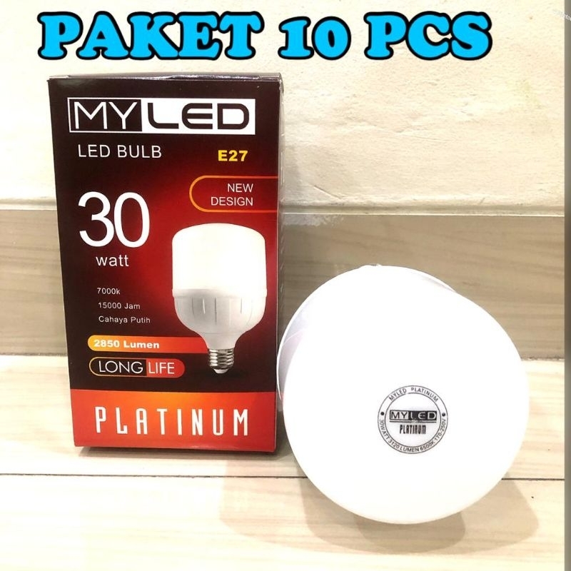 LAMPU LED / BOHLAM LED MYLED PAKET 10 PCS 30W