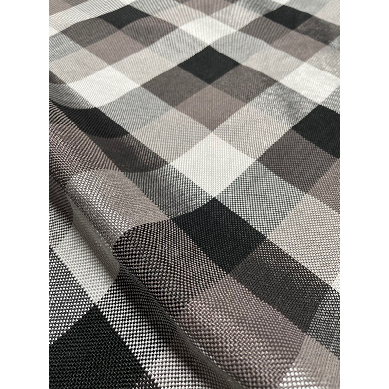 kain jok mobil motif kotak tartan