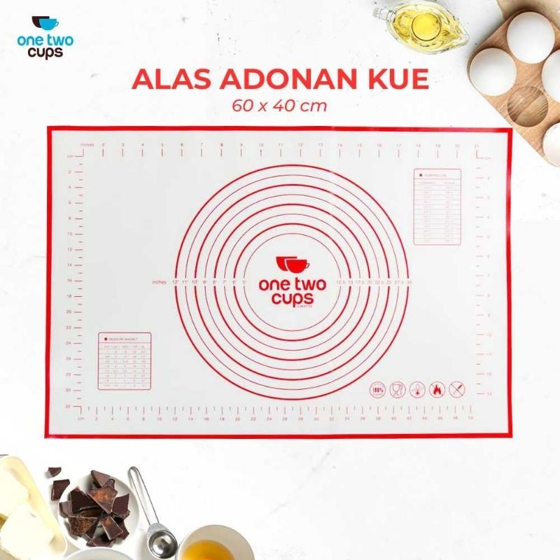 OneTwoCups Silicone Mat Alas Adonan Pizza Martabak