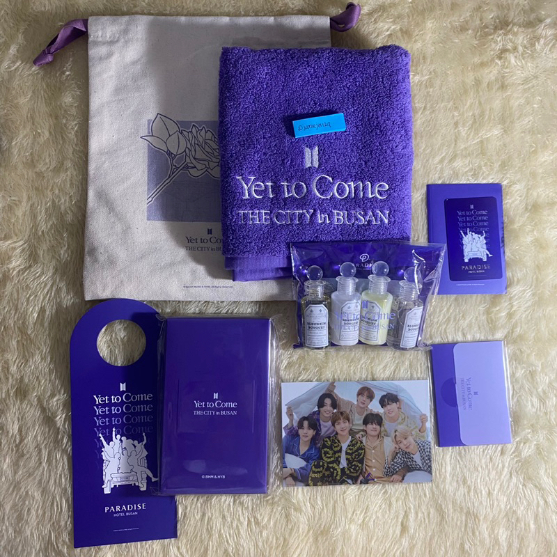 BTS Yet to Come The City in Busan - Paradise Hotel Busan Package Fullset SEALED SALE