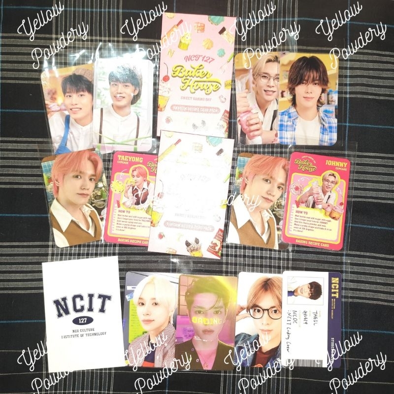 BUNDLE NCIT &amp; Baker House Official NCT 127 Merchandise Taeil JOHNNY TAEYONG YUTA DOYOUNG JAEHYUN JUN
